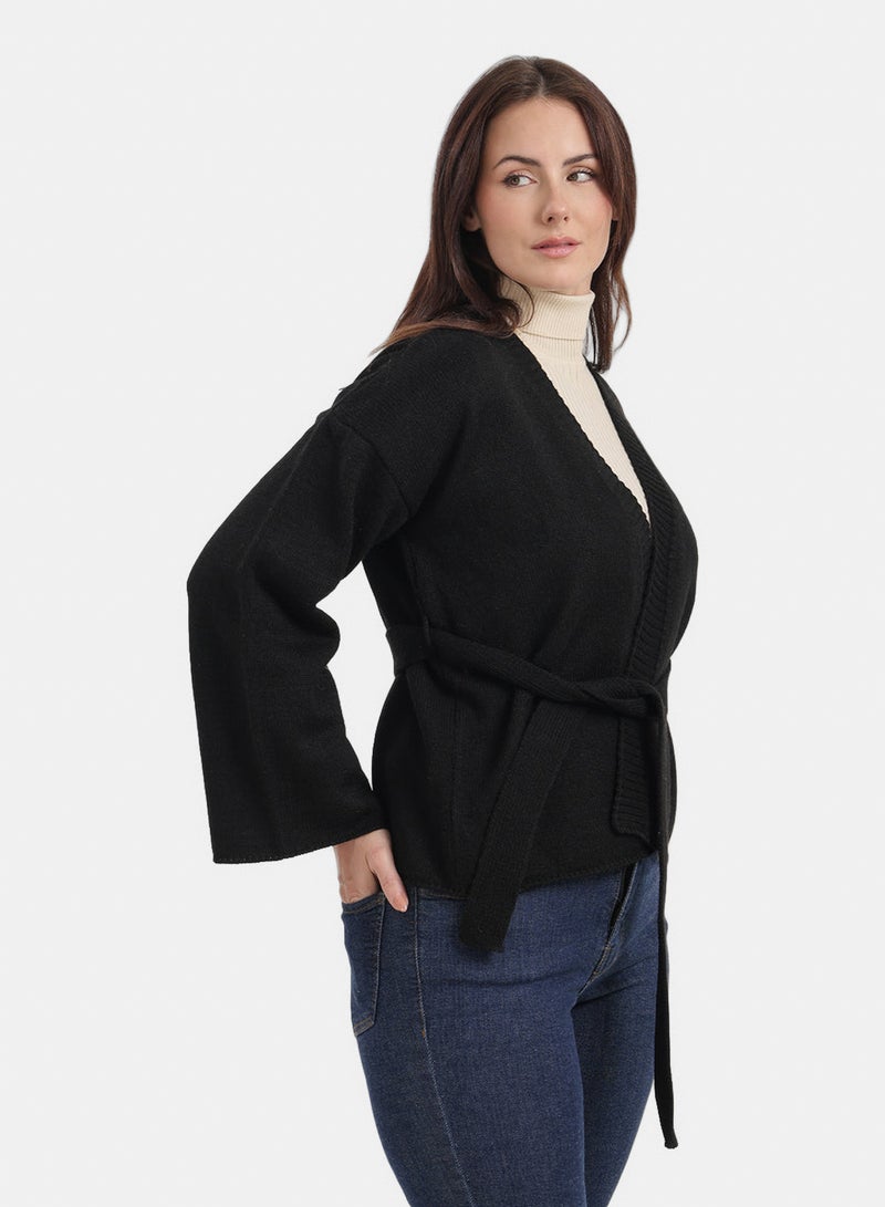 Carina كارديجان محبوك بحواف مضلعة - Image 2